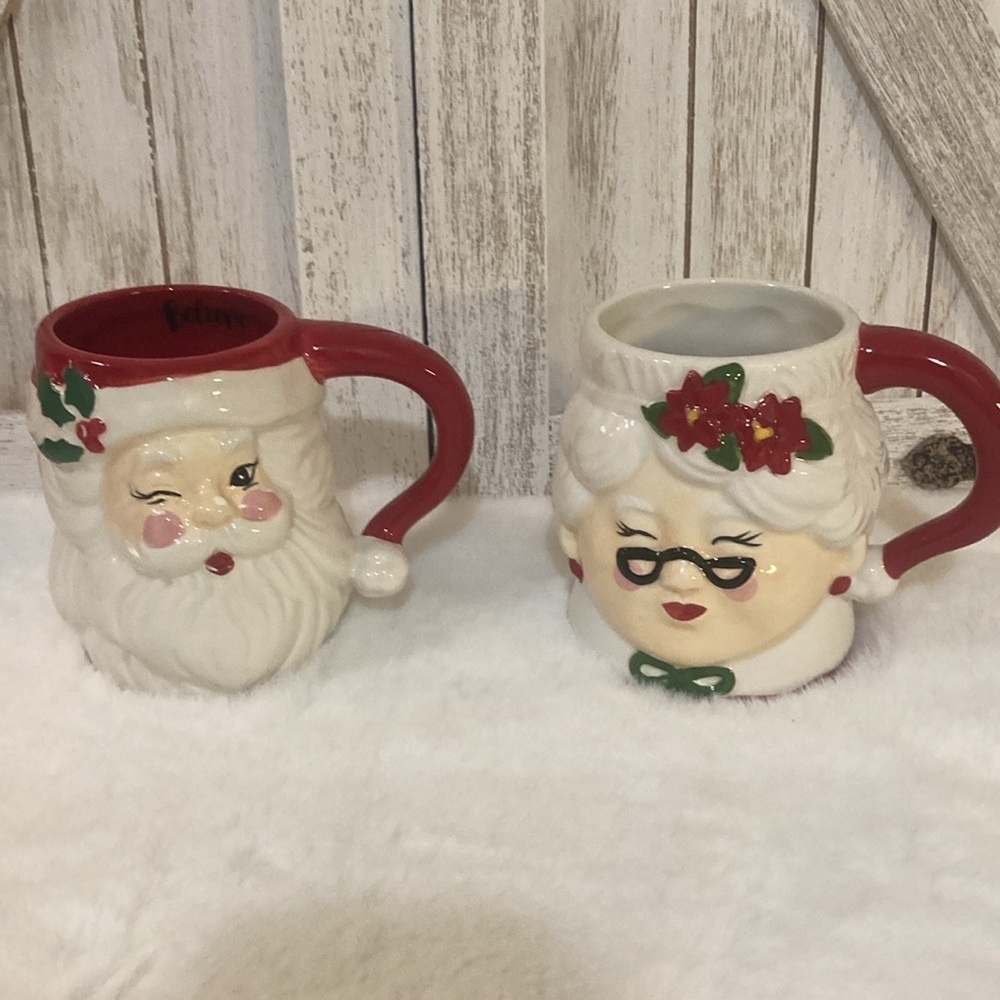 Lang Mr. & Mrs. Santa Mug Set